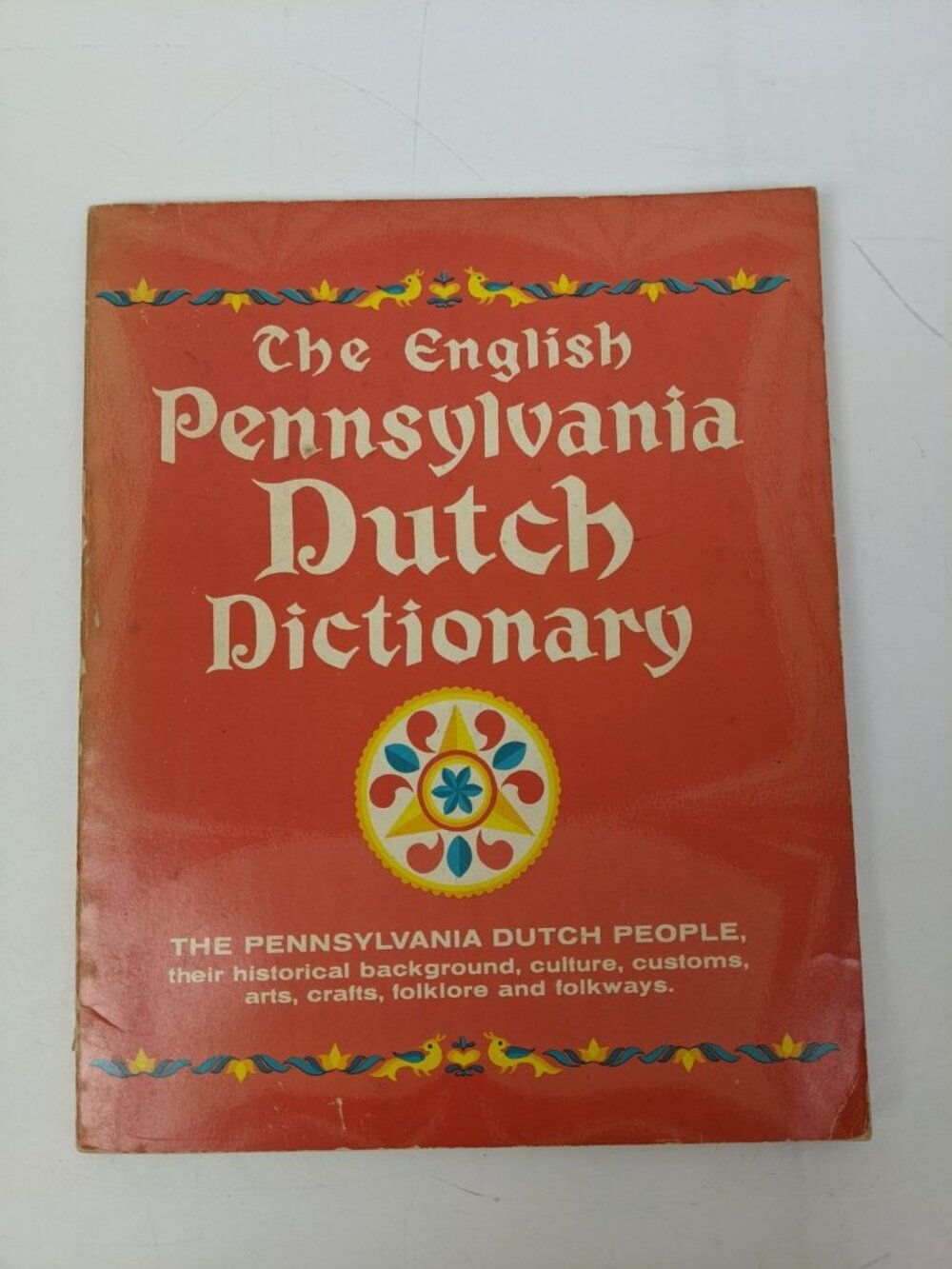 THE ENGLISH PENNSYLVANIA DUTCH DICTIONARY-PAPERBACK-1965-CULINARY ARTS PRESS
